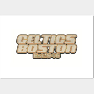 Boston Celtics  / Old Style Vintage Posters and Art